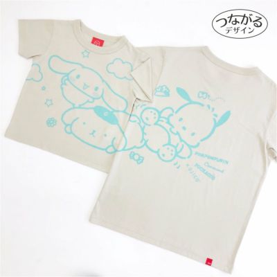 半袖Tシャツ シナモロール×ポムポムプリン×ポチャッコ×OJICO