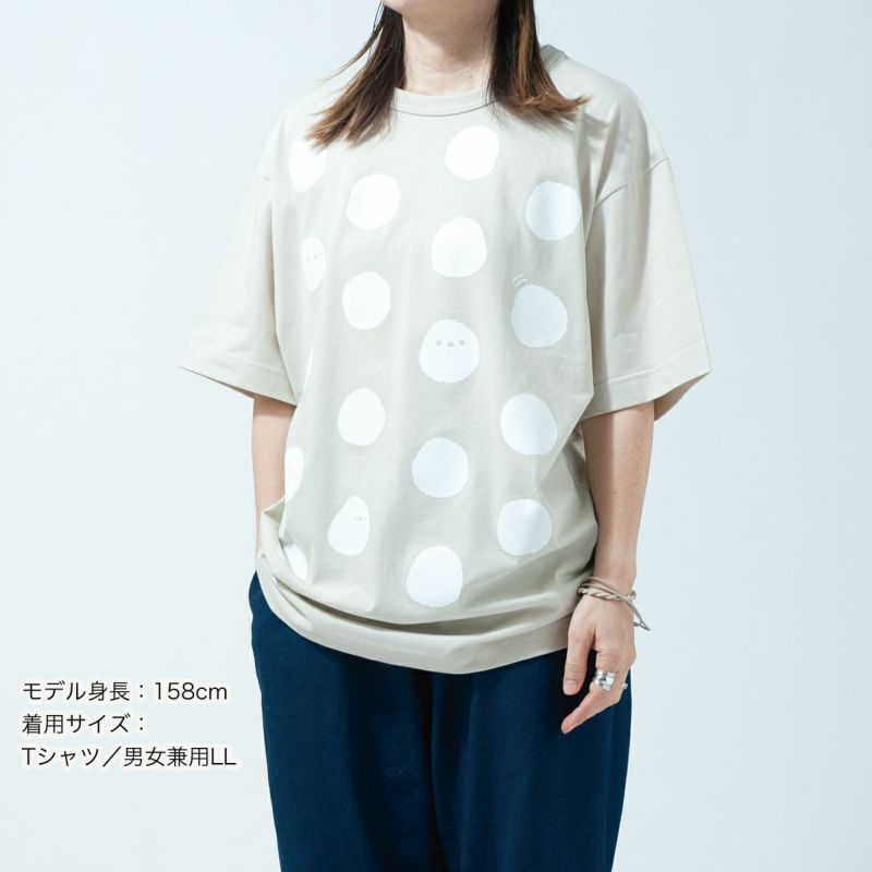 半袖Tシャツ「SHIMAENAGA DOTS」（シマエナガのみずたま） | T