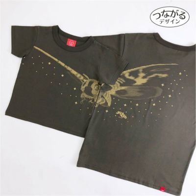 オジコ　Tシャツ「RED THUNDER」「BLUE THUNDER」ペアルック オジコ Tシャツ「RED THUNDER」「BLUE THUNDER」ペアルック 半袖